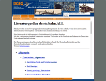 Tablet Screenshot of eisenbahn-literatur.de